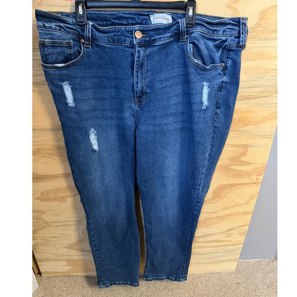 Women's Molly Isadora Jeans 22W Plus Girlfriend Distressed